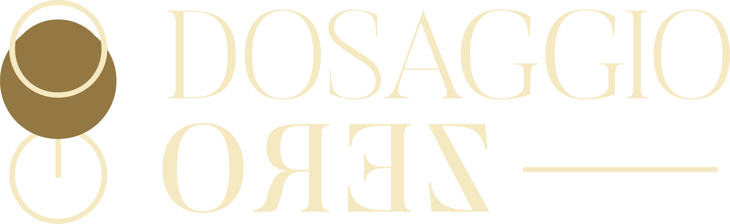 DosaggioZero-Logo-Beige